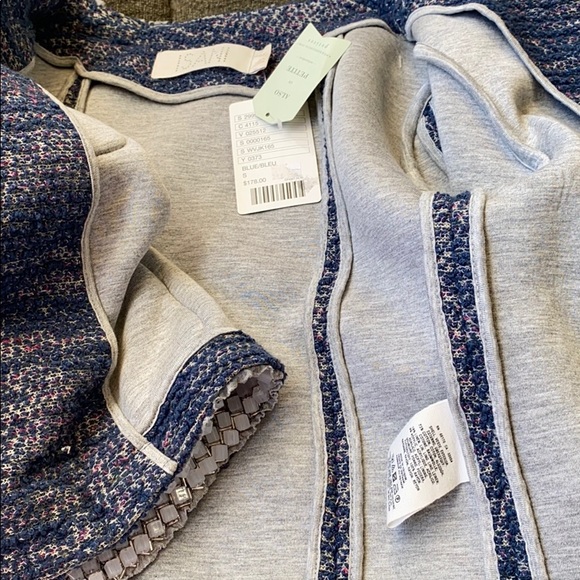 Isani Massey Blue Tweed Jacket from Anthropologie - Picture 6 of 7